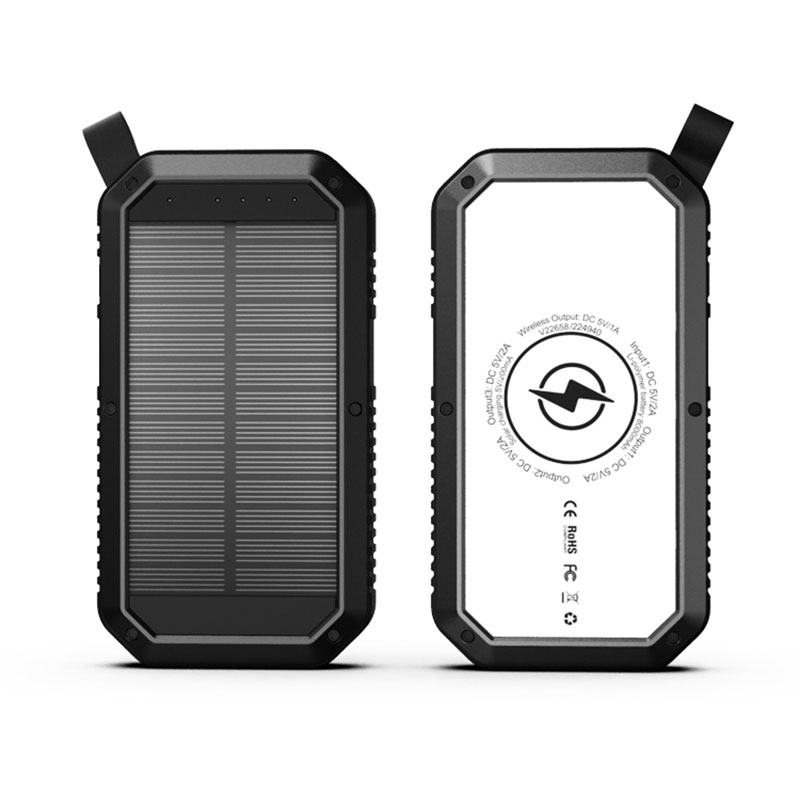 Solar Power Bank 20000mAh vízálló