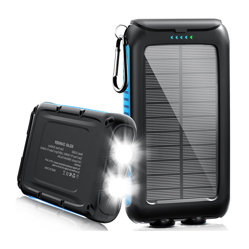 Solar Power Bank hordozható töltő 30000mAh